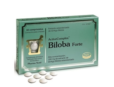 Complemento Alimentar PHARMA NORD Pharma Nord Activecomplex Biloba Forte 60 Comp.