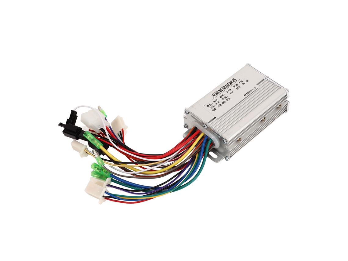 Controlador Sem Escova 250w 36v Para Bicicletas Elétricas Triciclos Veículos Elétricos Resistente Ao Calor 6 Tubos