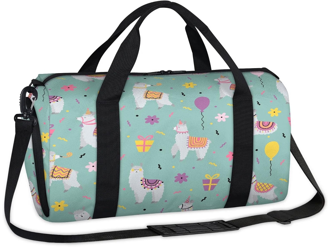 Bolsa Deportiva Divertida Forma Llama Para Niños Niñas Mujeres Hombres 45 X 21 5 23 Cm