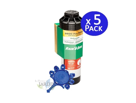 Aspersor de Riego RAIN BIRD 3504-Pc 1/2 Alcance 4,6 a 10,7 M Pack 5 RAIN BIRD