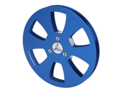 Carrete De Cinta Vacío De Aluminio De 1/4" X 5" Con 6 Orificios Para Grabadoras De Carrete A Carrete Nagra Studer Revox Basf Azul