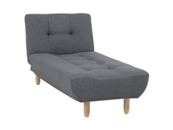 Chaise longue BELIANI Alsten de Poliéster Gris 163x180x80