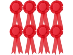20 Insignias En Blanco, 3,5 Cm, Metal Rojo Ligero, Paquete De 20 Para Insignias Creativas