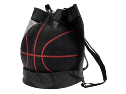 Mochila deportiva para guardar balones de baloncesto, fútbol, voleibol y otros equipos para actividades al aire libre, color negro.