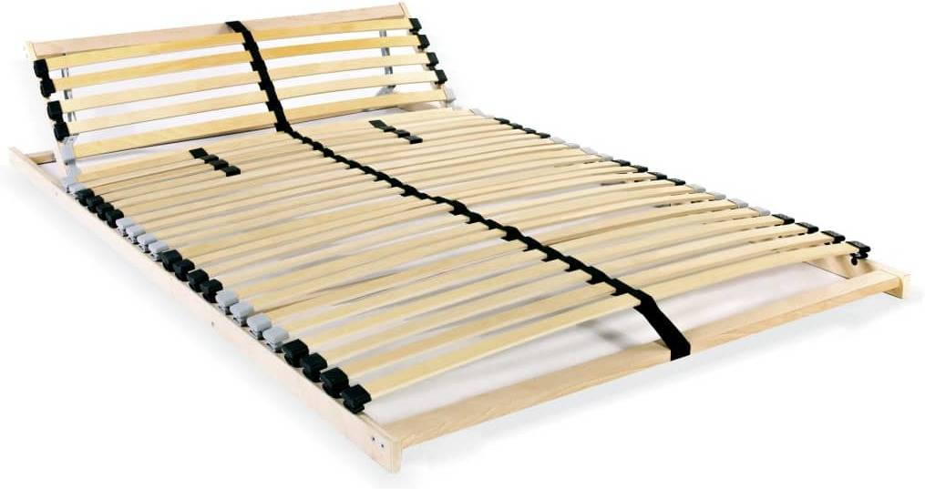 Somiers de listones VIDAXL con 28 listones 7 zonas (Compatible con Colchón: 100x200 cm)