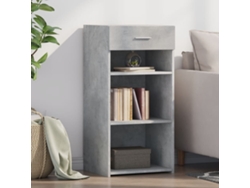 Aparador Madera De Ingeniería Gris Hormigón 45x42,5x93 Cm