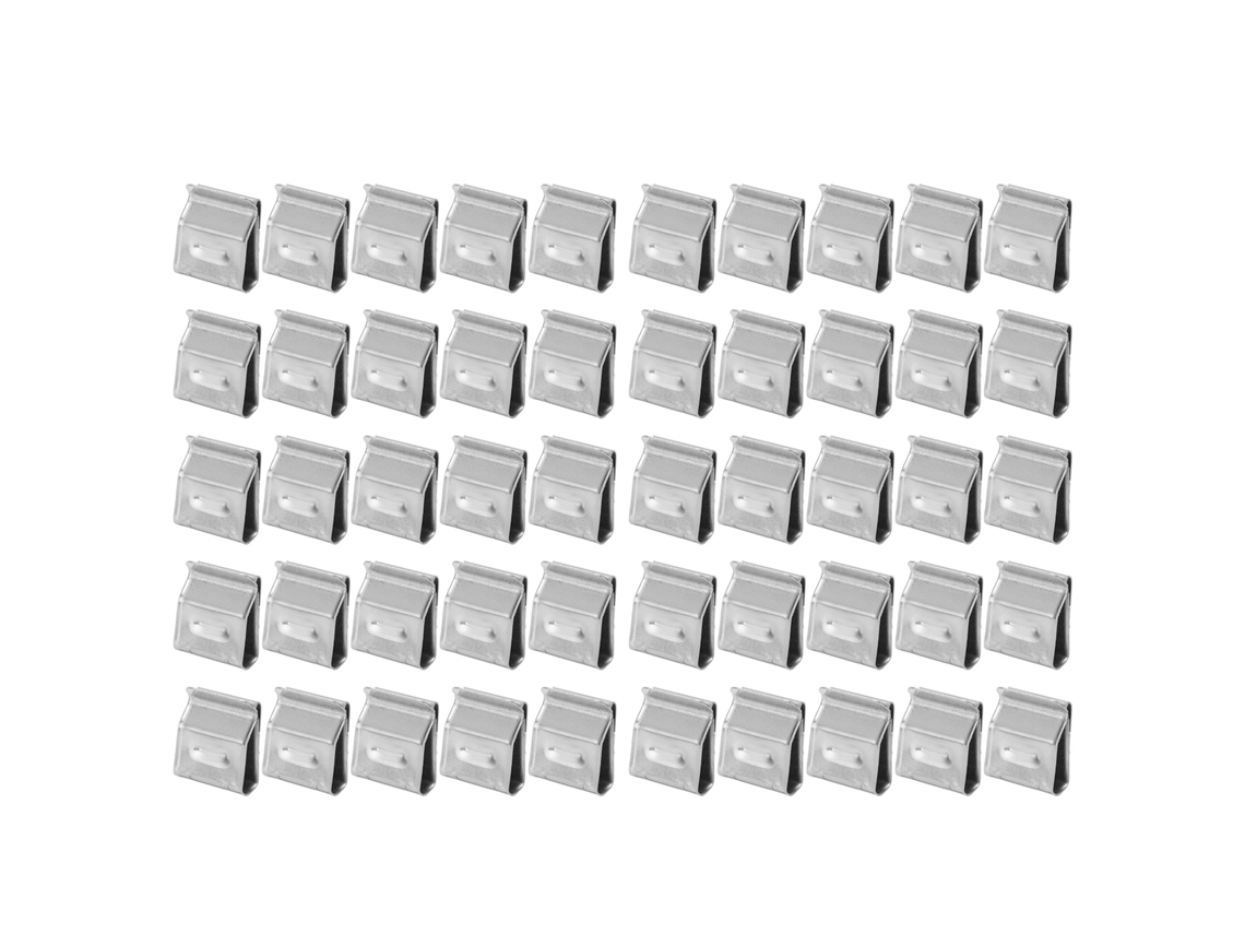 50 Clips De Acero Inoxidable Para Sujetar Los Cables De Los Paneles Solares.