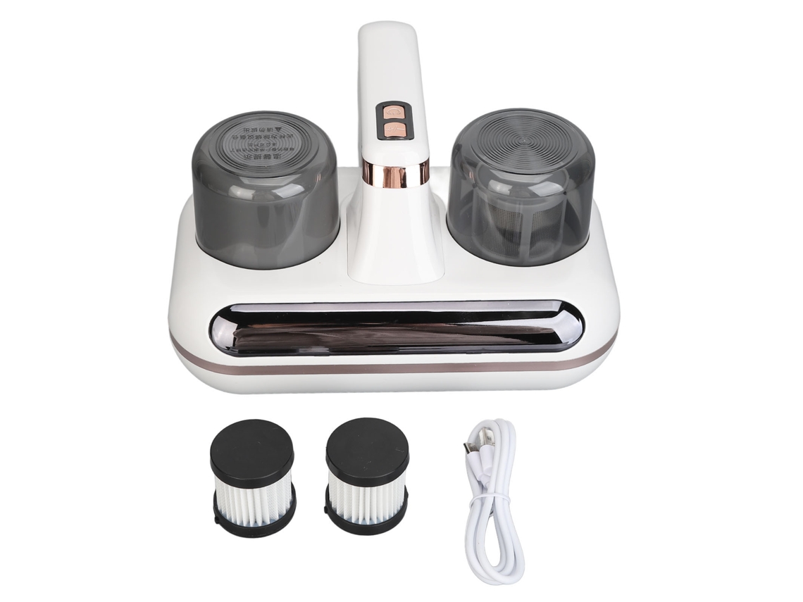 Aspirador De Colchão Sem Fio Com Luz Uv C Motor 100w Sucção Potente Portátil Para Cama Sofá Travesseiro