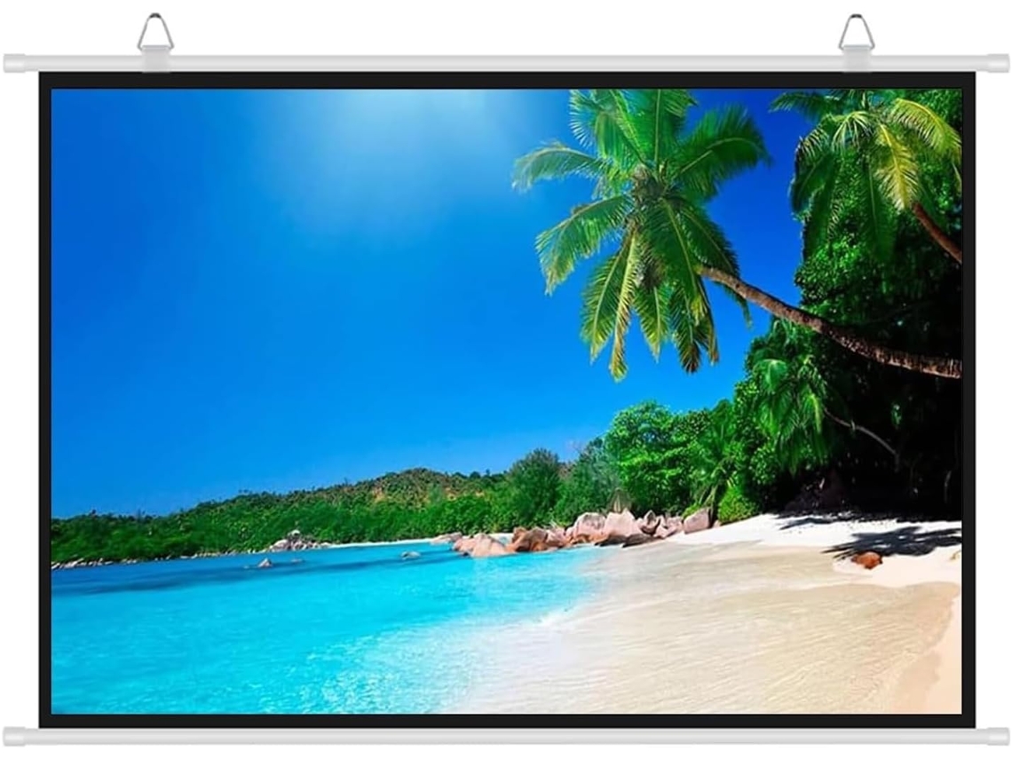 Pantalla De Proyección, Pantalla De Proyección 16:9/4:3 Antiarrugas, Ideal Para Cine En Casa, Presentaciones,
