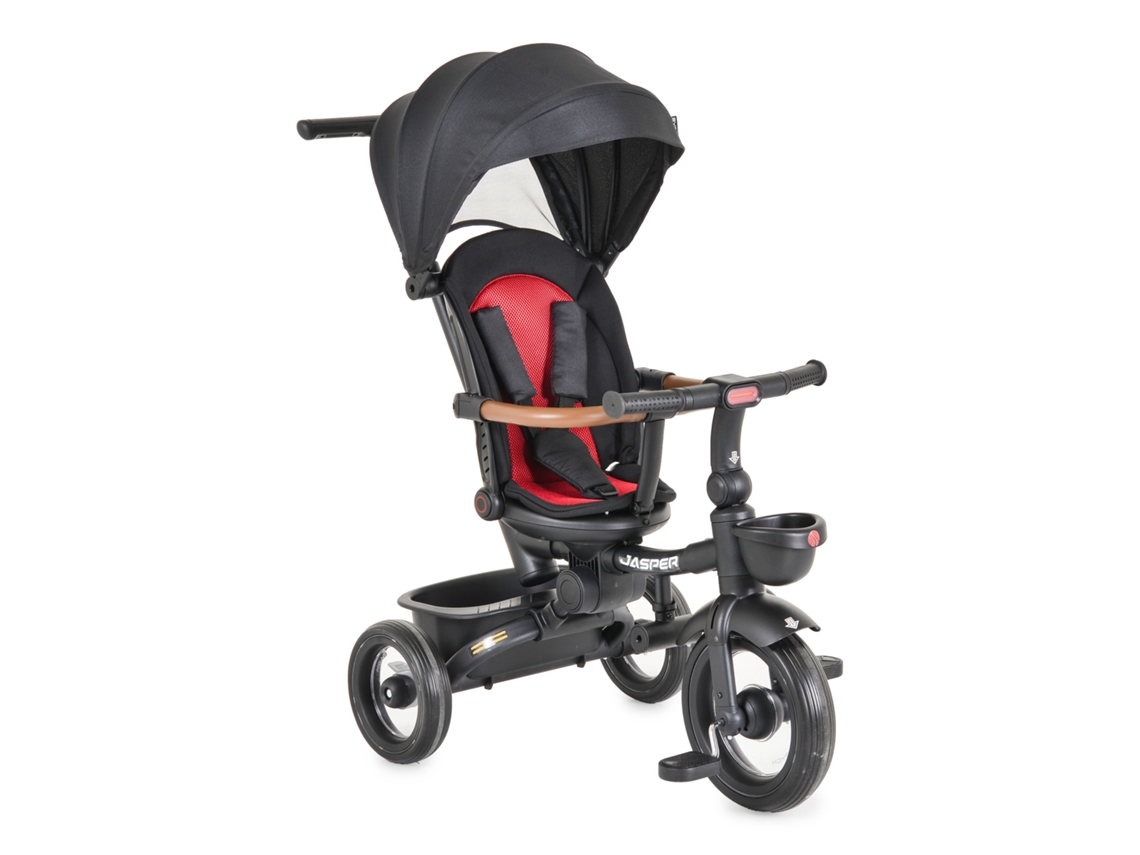 Triciclo Plegable Jasper De Byox – Desde 10 Meses Hasta 25 Kg - Black