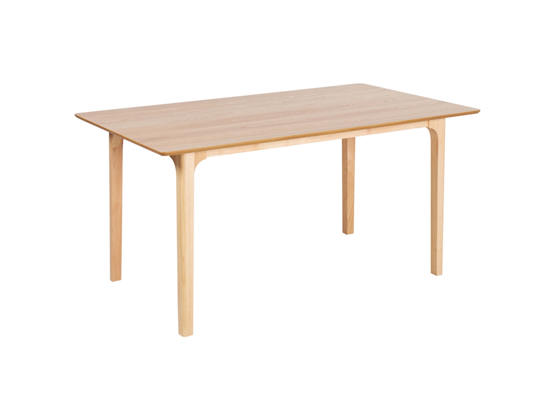 Mesa de comedor BELIANI Delmas de MDF Madera clara 90x160x77