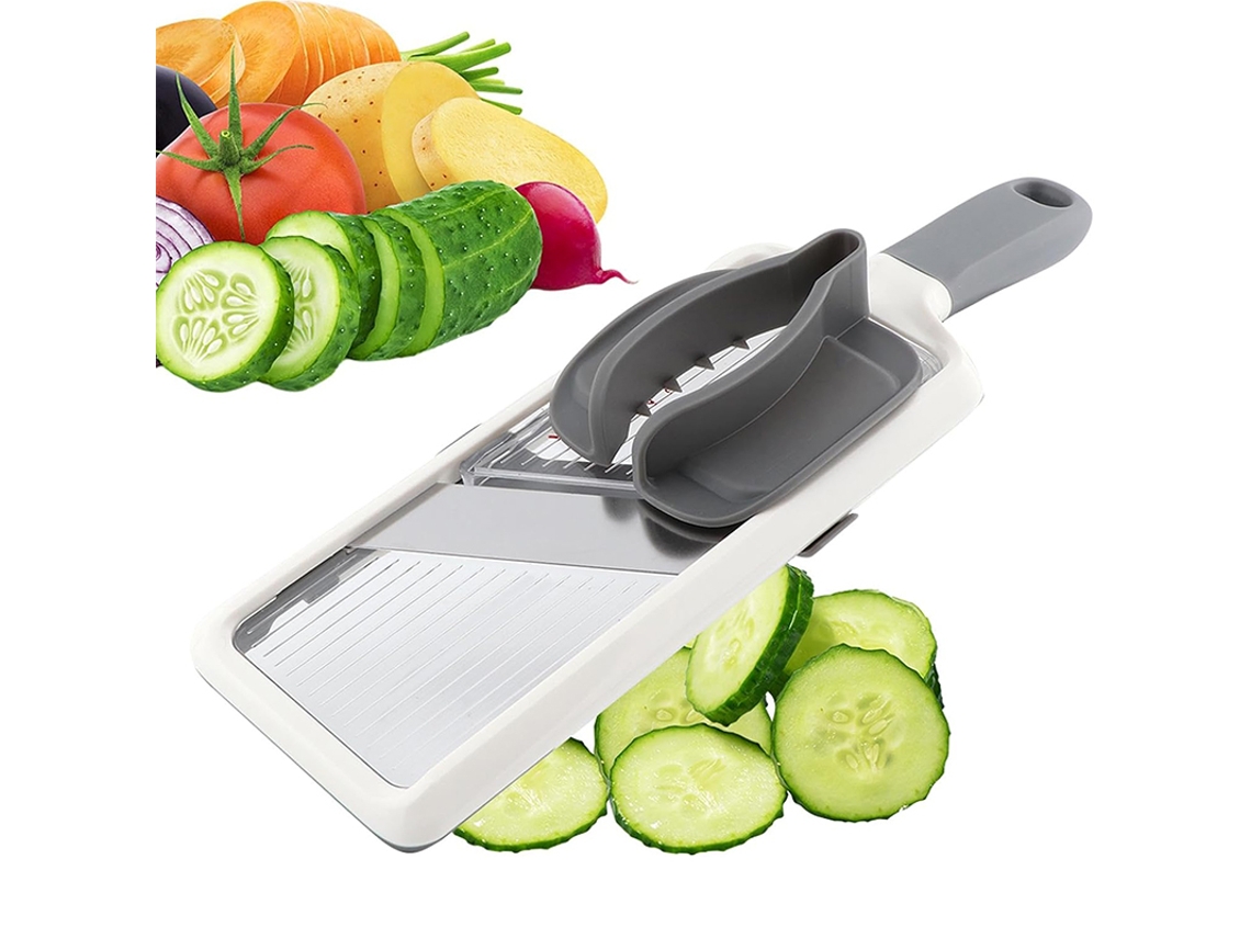 Cortadora Manual Multifuncional Con Cuchillas Ajustables De Acero Inoxidable, Cortadora De Verduras Y Queso.