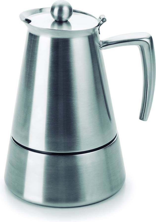 Lacor Hyperluxe Cafetera 10 tazas plata expreso mate acero