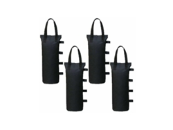 Juego de 4 pesas para cenadores y pabellones, patas de saco de arena y carpa con sombrilla