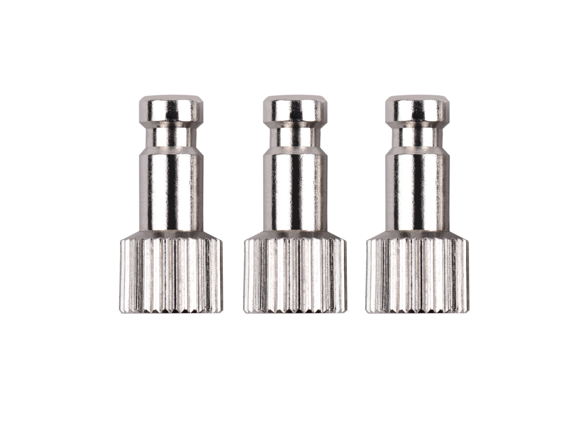 3 Conectores Macho De Desconexión Rápida De 1/4" Bsp Hembra Para Aerógrafo Paasche