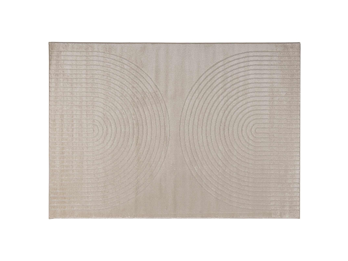 Vidaxl Alfombras De Área Galati Beige 280 X 200 Cm Poliéster