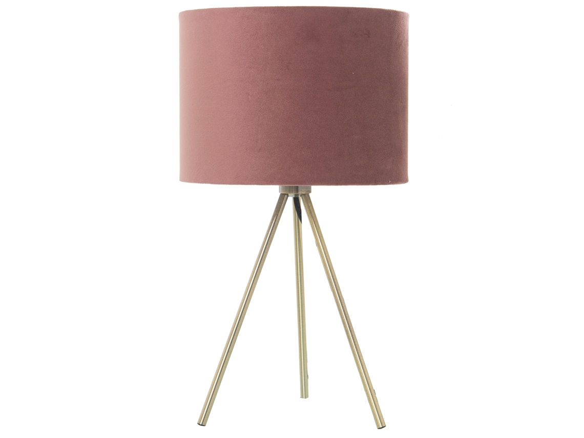 Lámpara de Mesa DRW (Rosa - Metal - 24x43 cm)
