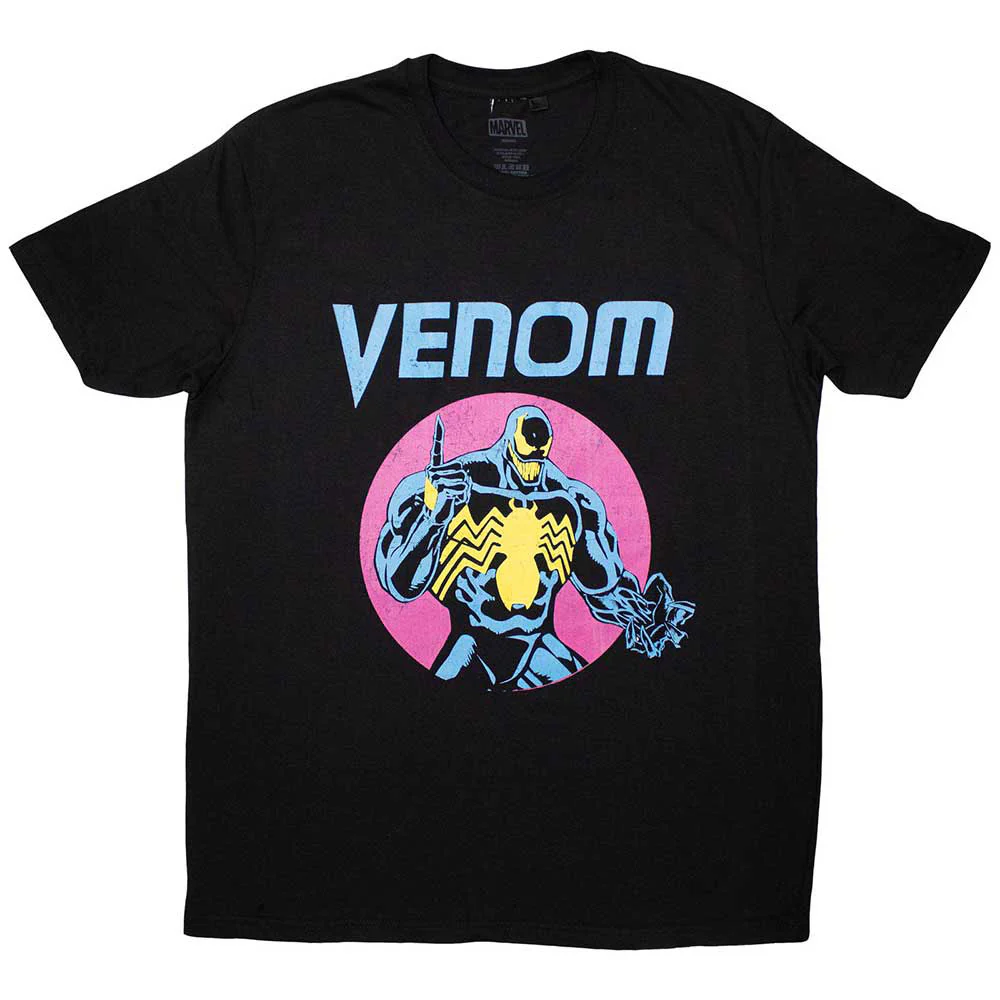 Rockinstone Unisex Marvel Comics Venom Purple Circle Camiseta Classic-m
