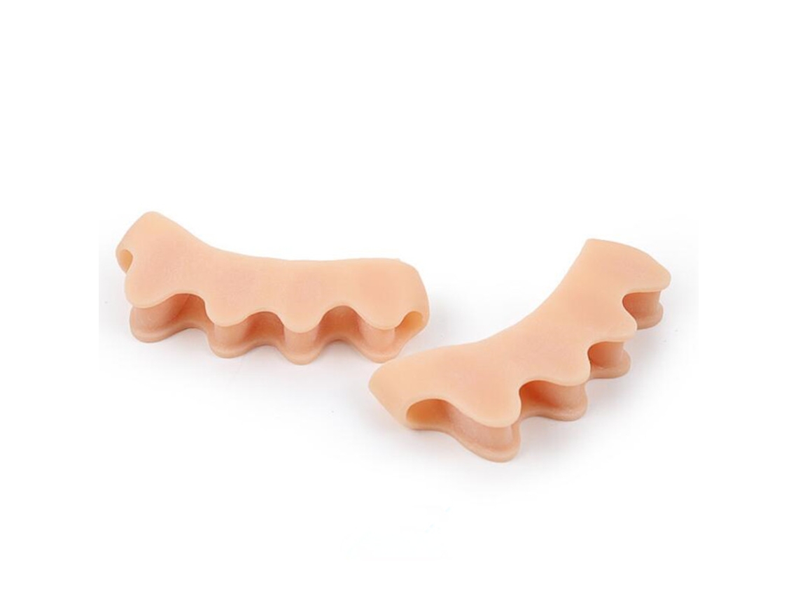 Par De Separadores Para Dedos De Los Pies. Beige