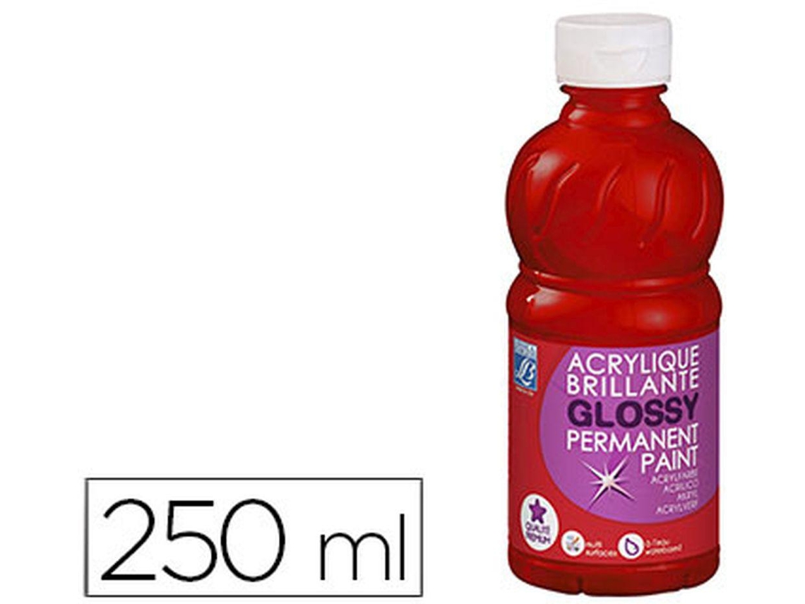 L&B Pintura Acrílica Primaria Rojo Brillo Tarro 250 Ml