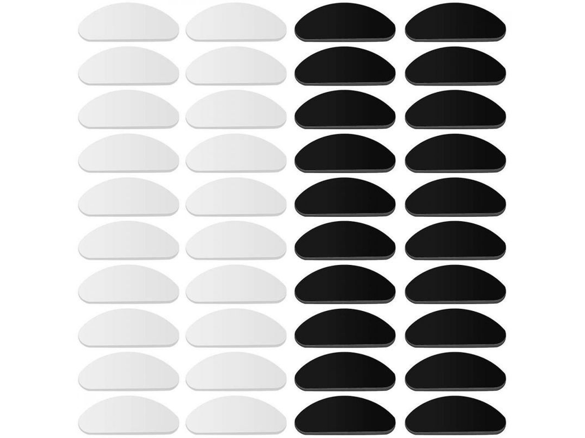 20 Pares De Protectores Nasales Antideslizantes De Silicona Adhesiva Para Gafas