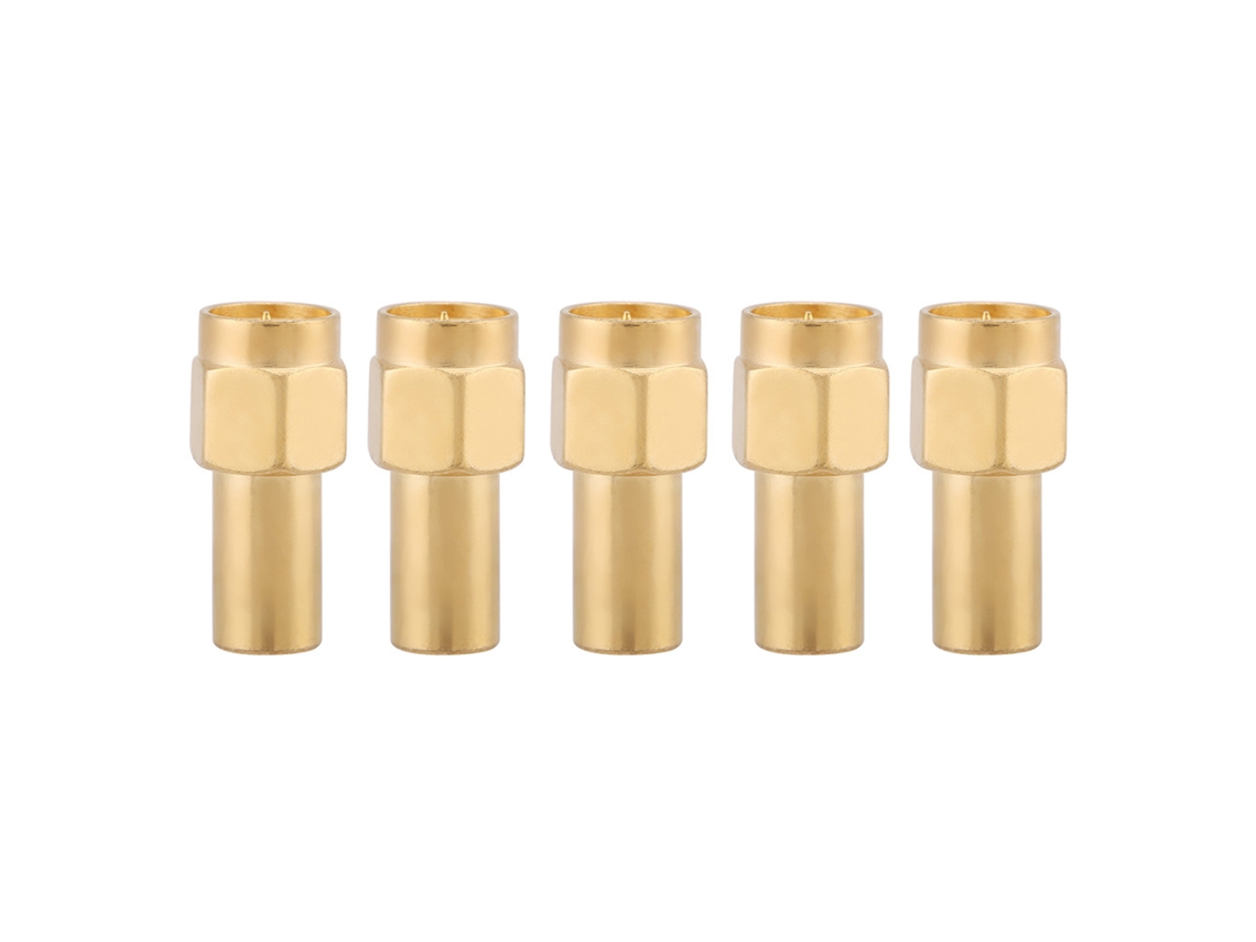 2026velora-5 Piezas Conector Sma Macho Terminador Coaxial De Rf Carga Adaptador 50 Ohm 2w