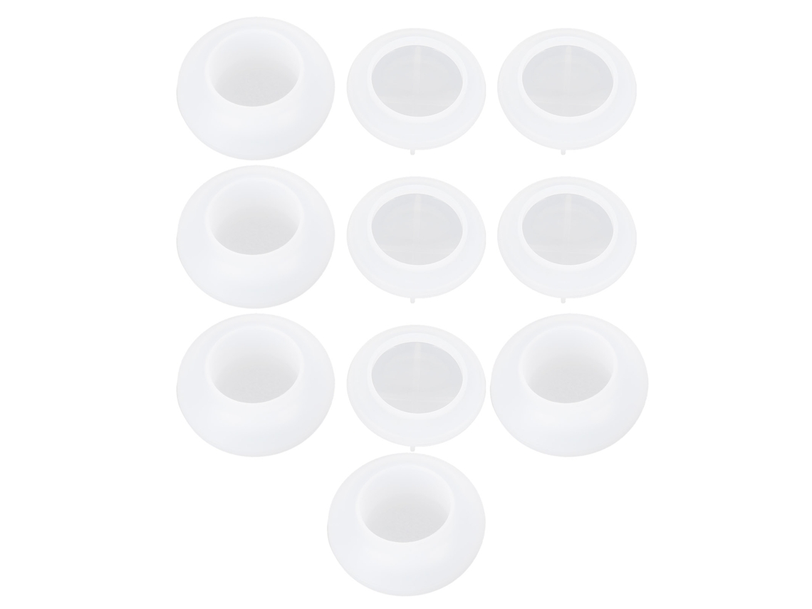 5 Juegos De Moldes De Silicona Para Envases De Pintalabios, Caja De Almacenamiento De Resina Epoxi Diy