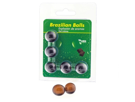 Estimulador DIVERTY SEX&GT;TALOKA 5 Bolas Brasileñas Chocolate Gel Íntimo