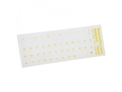 Pegatinas Para Teclado Ruso Con Caracteres Negros/azules/verdes/rojos/amarillos (2 Unidades) Bpr