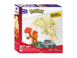 Set de construcción de megaevolución de Pokémon Vulpix y Ninetales de Fisher Price de Mattel
