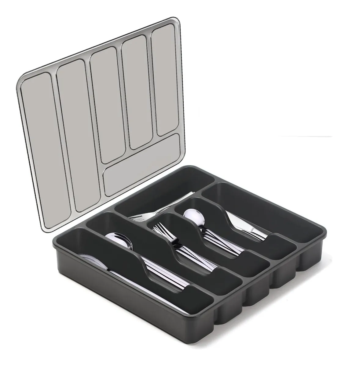 Organizador de cubiertos, organizador de cubiertos con cajón avayotoy