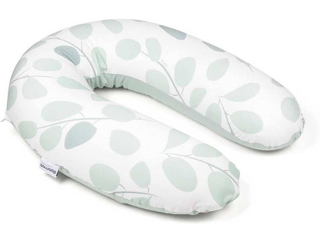 Almohada de Lactancia DOOMOO Budy - Leaves Aqua Green