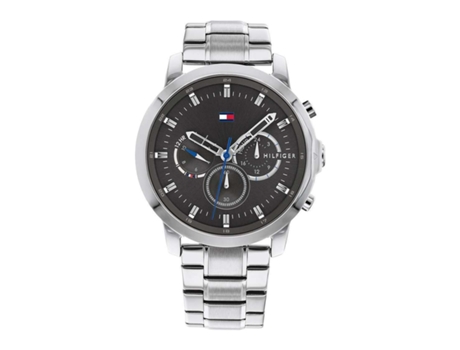Reloj TOMMY HILFIGER Hombre (Piel - Plateado)