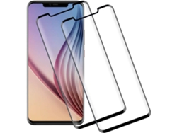 Conjunto de Protectores de Pantalla Dureza Sensor Digital Antiarranhões Sem para Huawei Mate 20 Pro HONGWE. Estampada (2un)