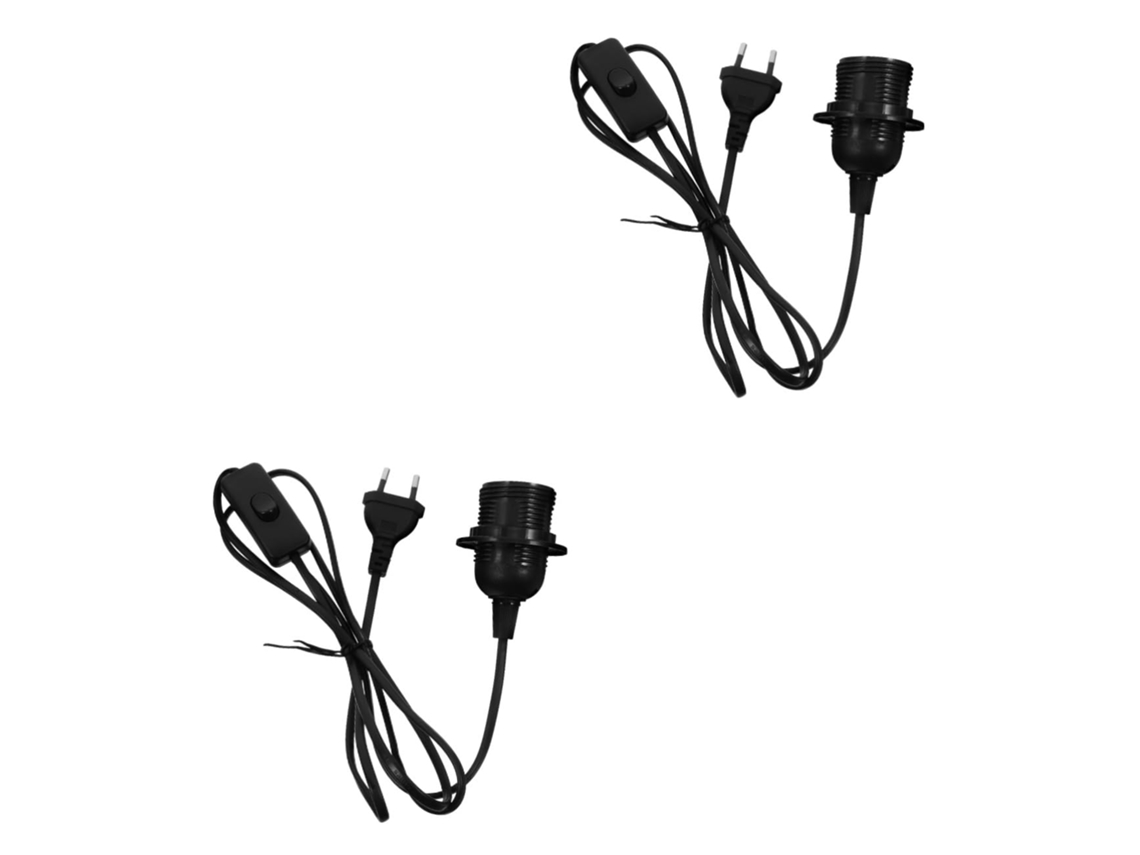 2 E14 Cable Suspension Lantern Parts Extensor De Luz Atenuador