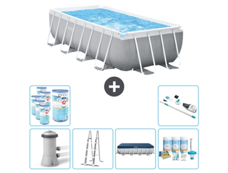 Piscina Tubular INTEX 26788GN-CB33 (6836 L - 200x100cm)