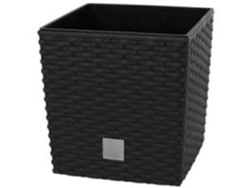 Macetero PROSPERPLAST Rato Low (Gris - 17x17x17 cm)