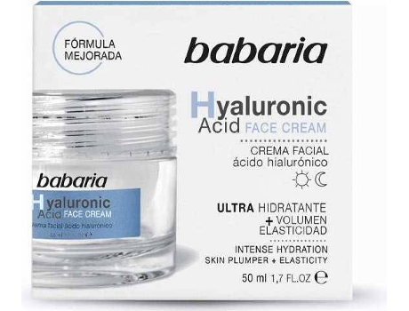 Crema Facial BABARIA Hyaluronic Acid Moisturizing Cream (50ml)