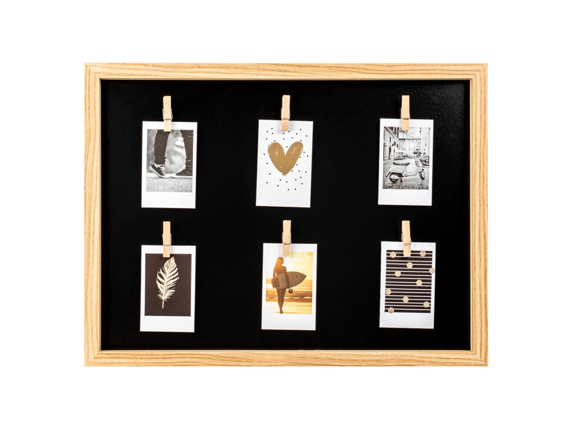 Adventure MDF frame, 3 clamps, 40x30 cm, nature