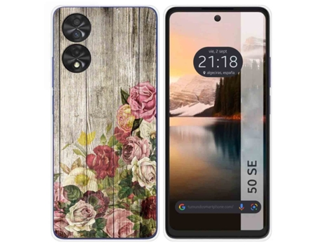 Funda Diseño para Tcl 50 Se TUMUNDOSMARTPHONE Multicolor