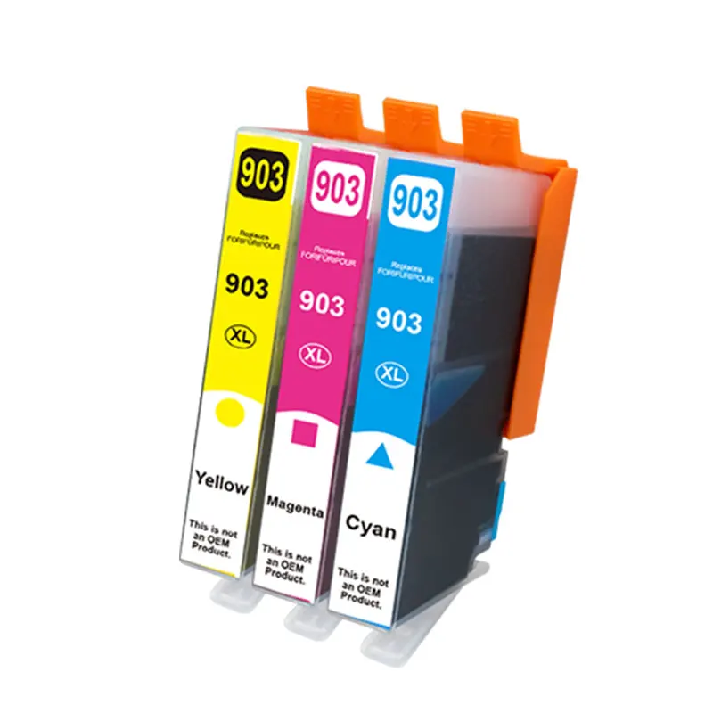 3 Cartuchos De Tinta Color903 Xl Para Hp 903xl Hp903 Para Impresoras Hp Officejet Pro 6950 6960 6963 6964 6965 6966 6968 6970