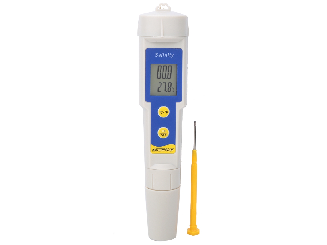 Medidor De Salinidad Digital Portátil Sa-1397 Con Prueba De Temperatura, Resistente Al Agua Y De Alta Precisión.