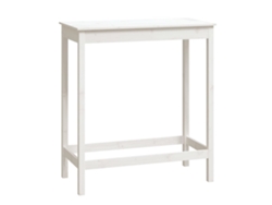 Maison Exclusive - Mesa Alta De Bar Madera Maciza De Pino Blanco 100x50x110 Cm