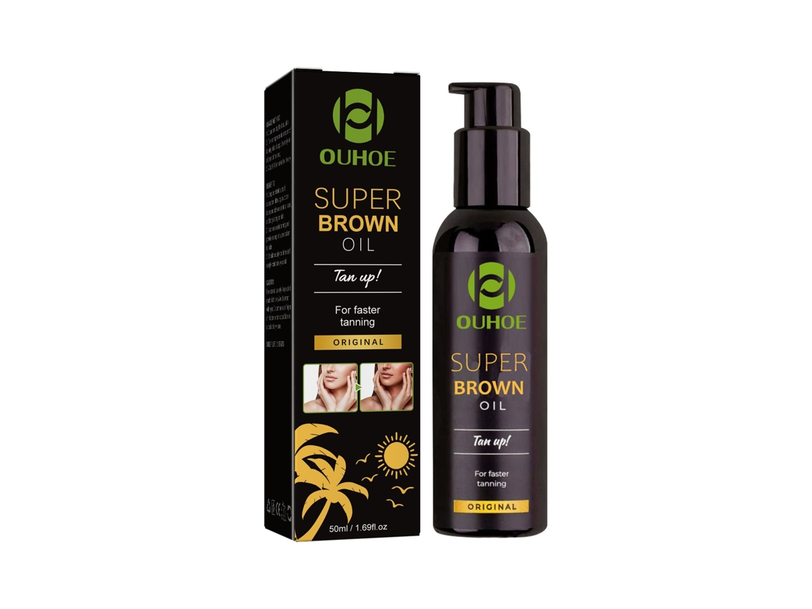 Aceite bronceador con alta protección solar SPF 50+
