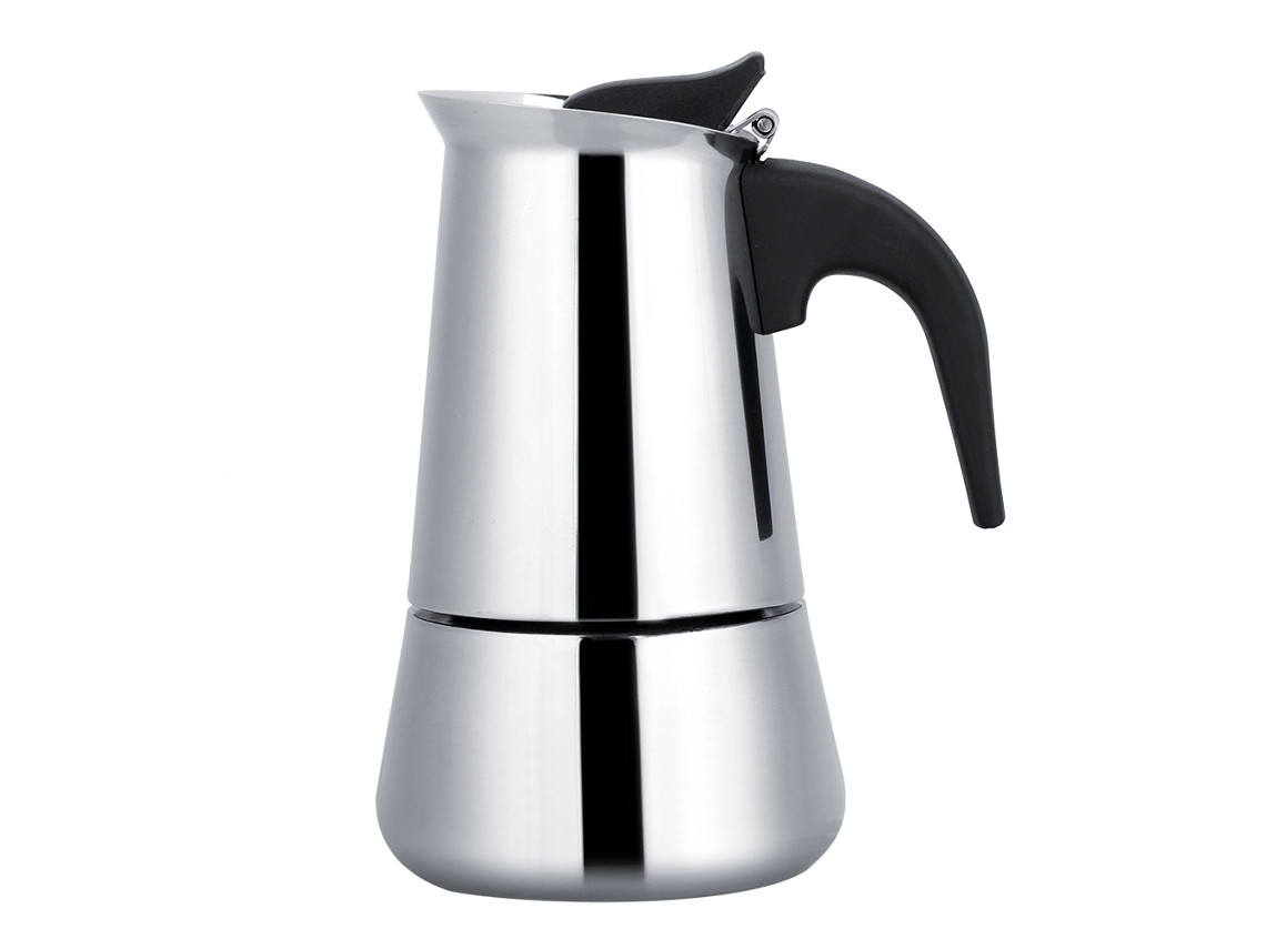 Cafetera moka portátil de acero inoxidable (200 ml)