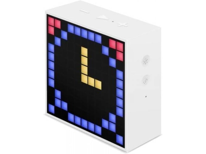 Divoom Timebox Mini altavoz inteligente reloj despertador bluetooth para iosandroid blanco