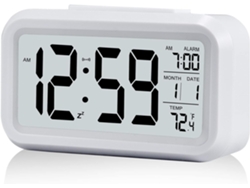 VYLARA Despertadores Digitais De Fácil Configuração, Multifuncionais Operados Por Bateria Com Display Lcd, Design Portátil Para Casa E Viagens