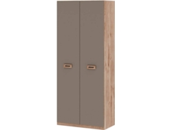 Armario MUEBLAM Roble Grey Melamina (99x232x50 cm)