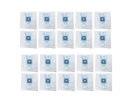 Pacote com 20 sacos de pó para aspirador de pó bosch tipo g série bsg6 bsg7