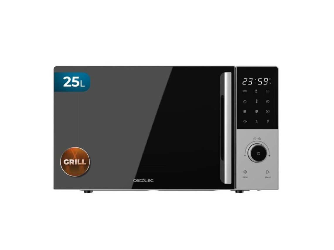Cecotec Microondas Digital Con Grill 25l Proclean 2500. 850w, Grill 1200w, Convección 2200w, 8 Programas, 5 Niveles De Potencia